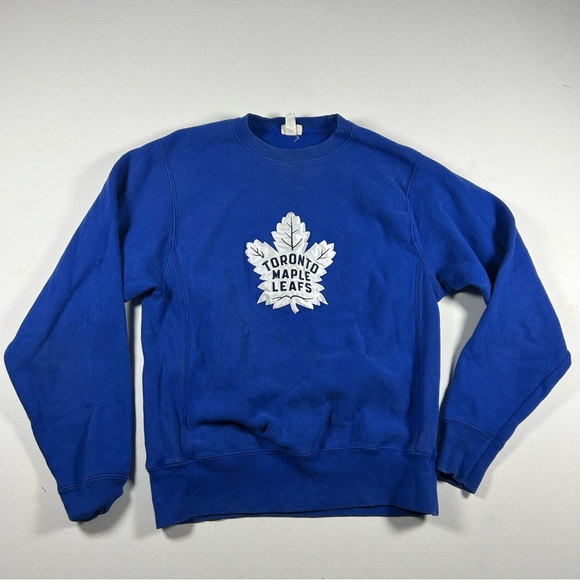 Vintage 90s Toronto Maple LeafsMens S Champion Reverse Weave NHL Hockey RARE